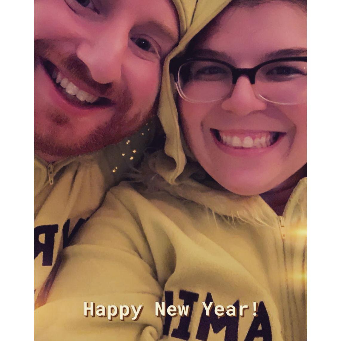 Our first New Years together! (Dec. 2020)