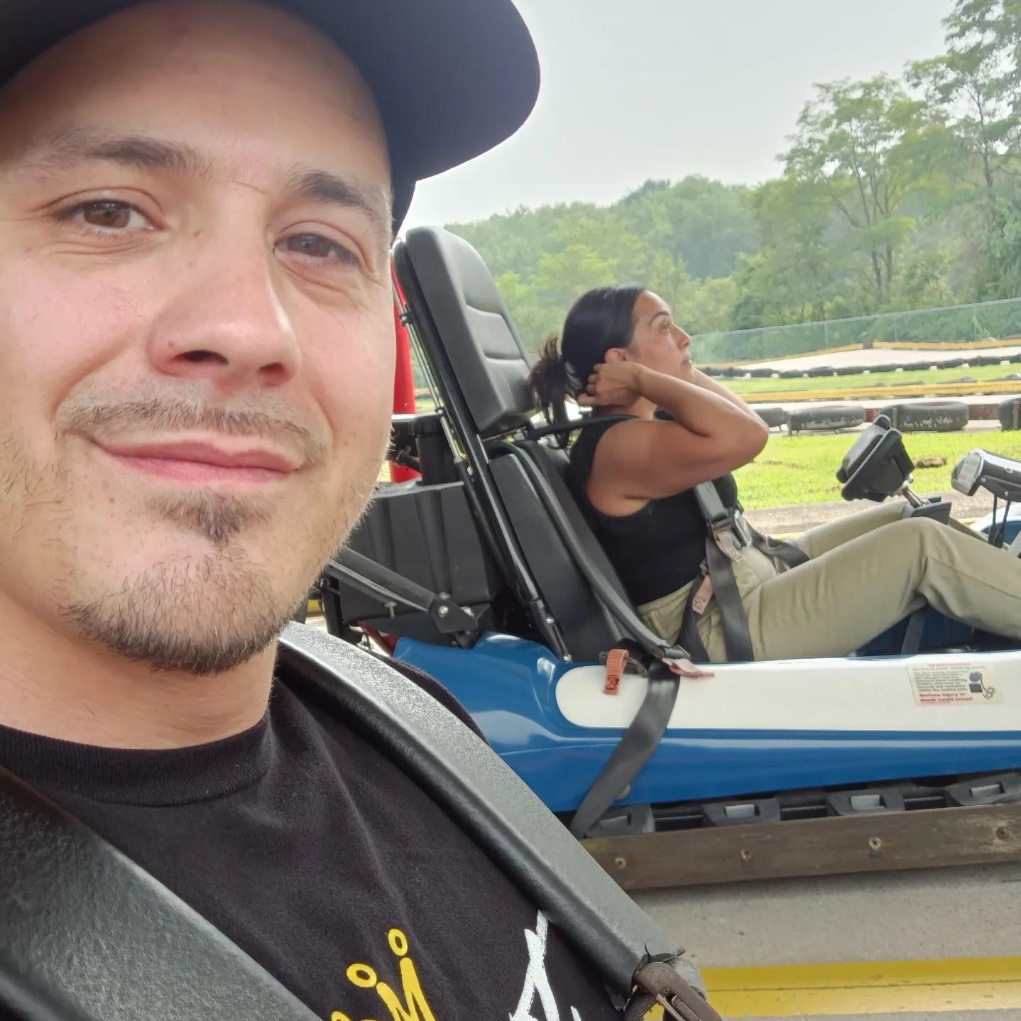 The day Bobby showed me he’s the better go kart driver 🤪