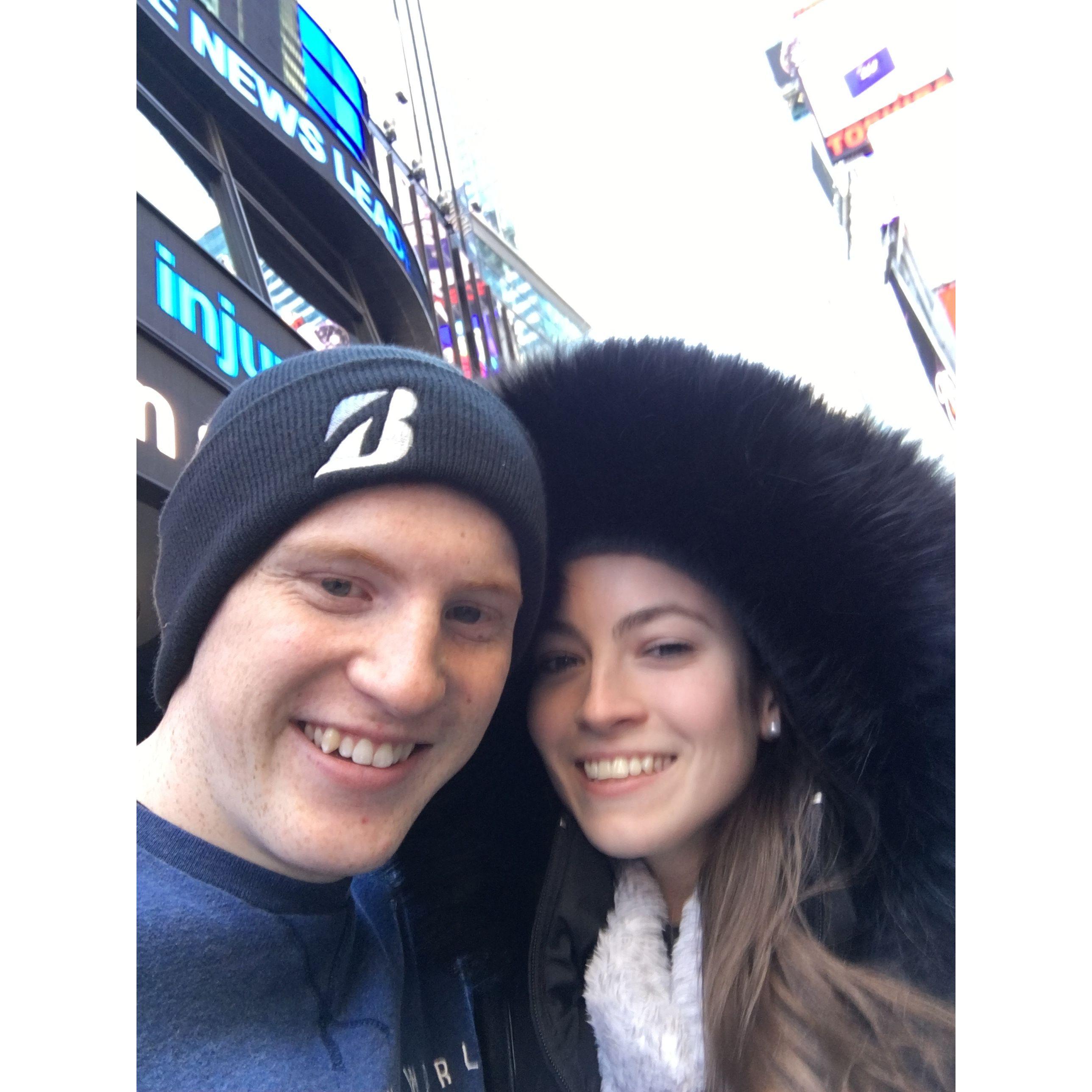 Our first trip to New York.