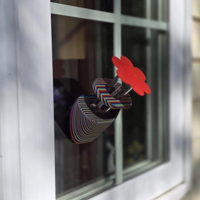Reclaimed Poly Window Hummingbird Feeder Comes in Assorted Color Options Perfect for Hummingbird Lover, Portion of Proceeds Goes to Charity