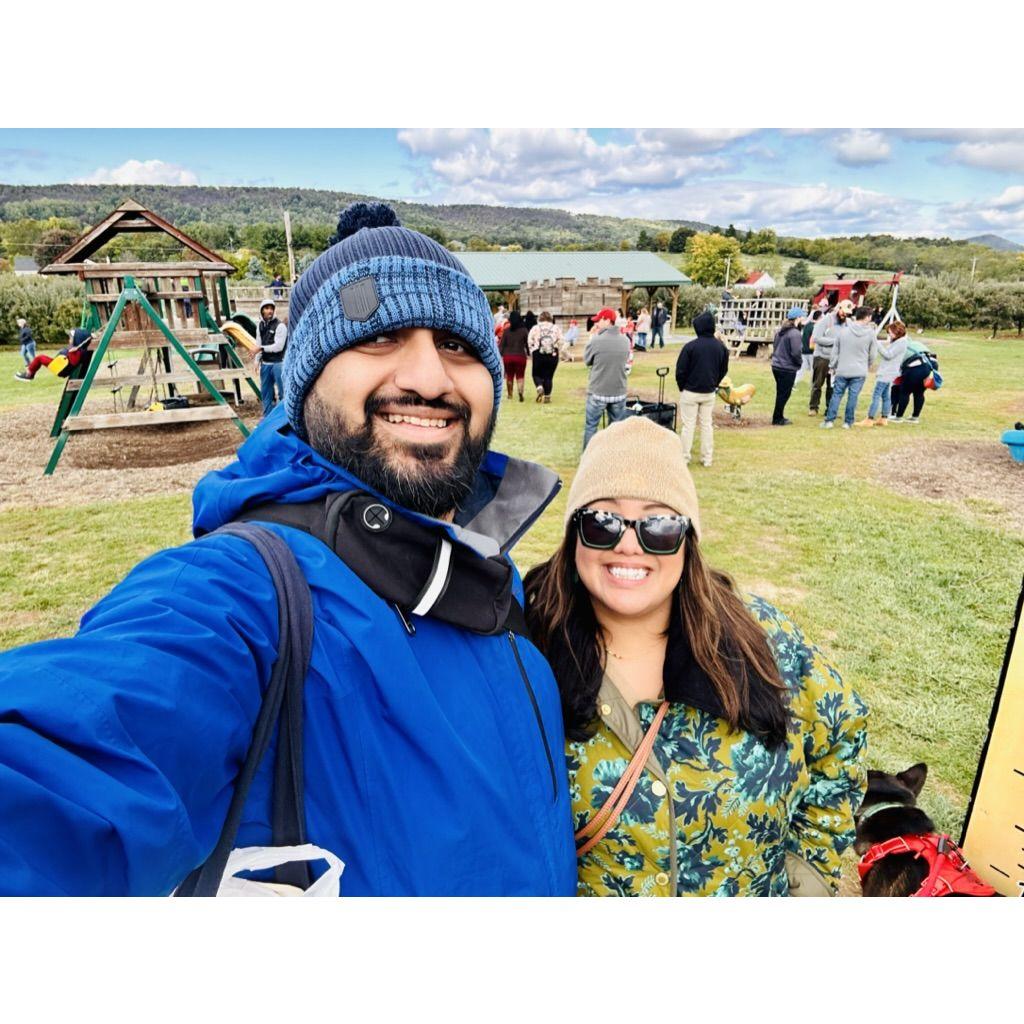 Annual apple picking and pumpkin patch trip in Winchester!