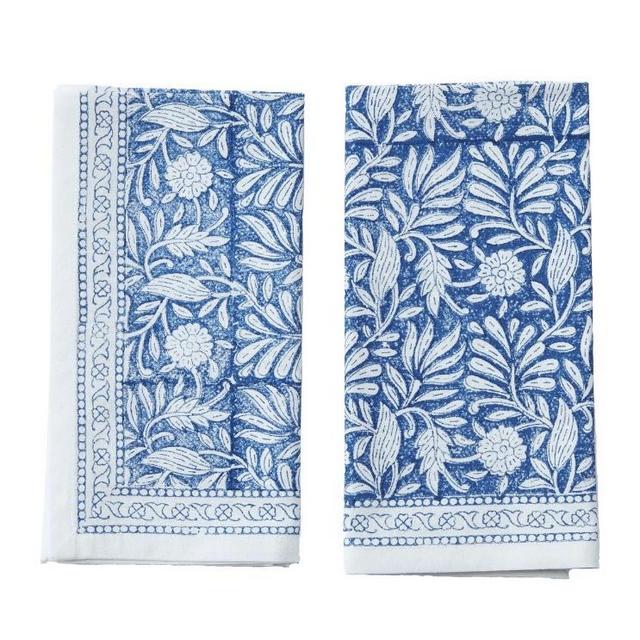 Jasmine Napkins Indigo, Set of 4