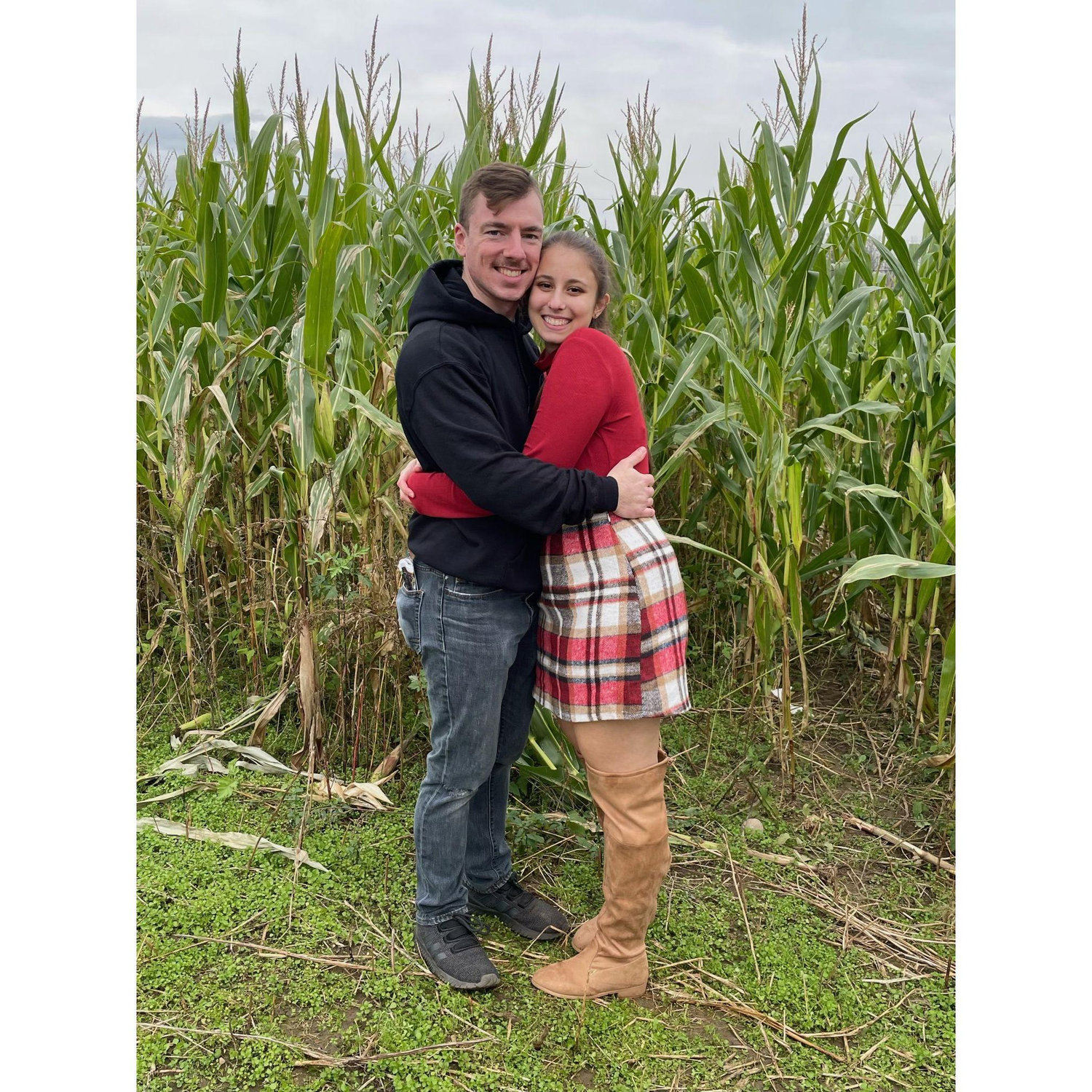Corn maze in October 2021