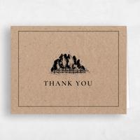 Brown Wedding Thank You - Griffith Stamp
