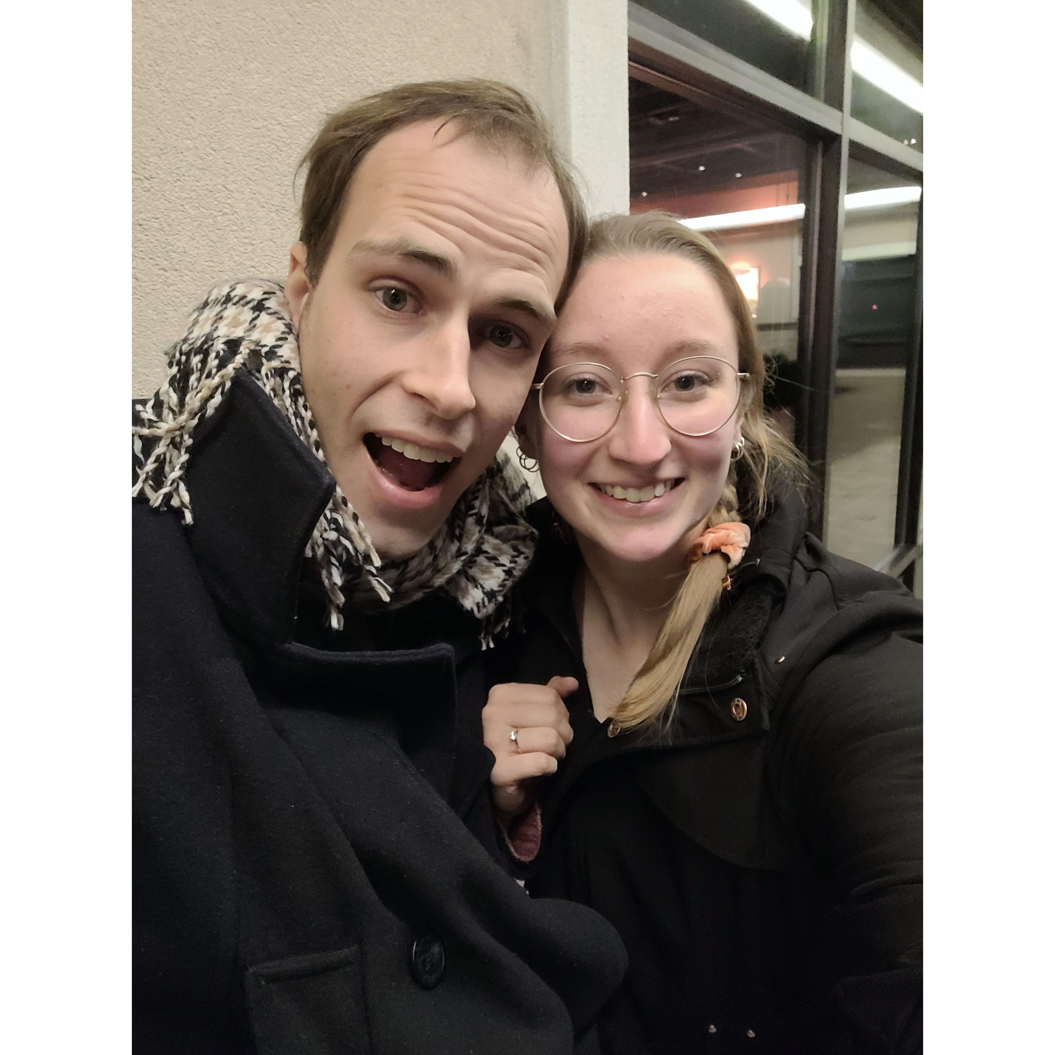 We just got engaged!