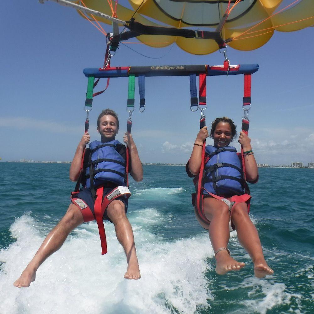 Parasailing at Madeira Beach, 2019.
