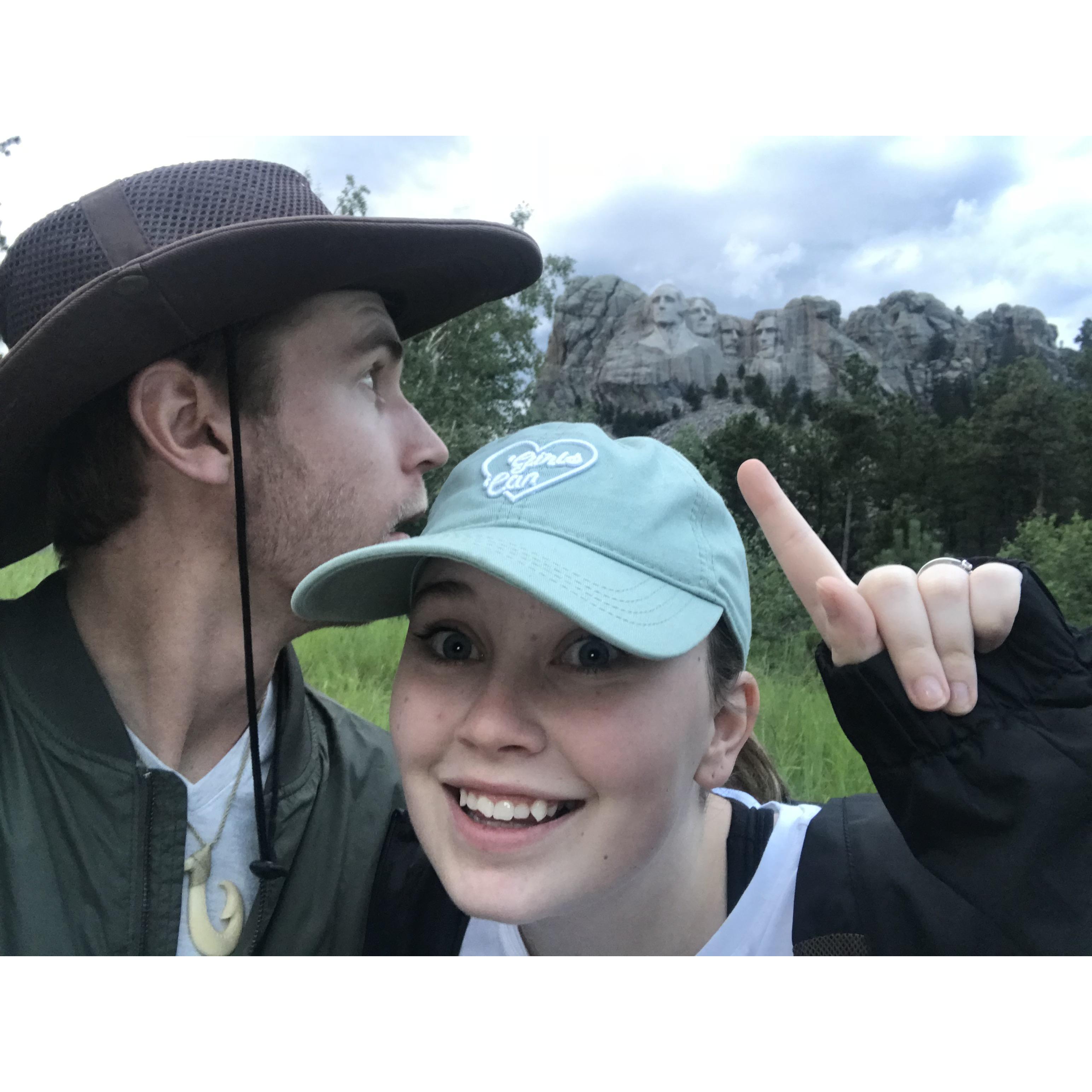 Maggie and Bruce at Mount Rushmore