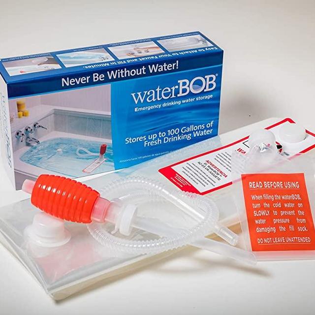 WaterBOB Bathtub Emergency Water Storage Container, Drinking Water Storage, Hurricane Survival, BPA-Free (100 Gallon) (1)