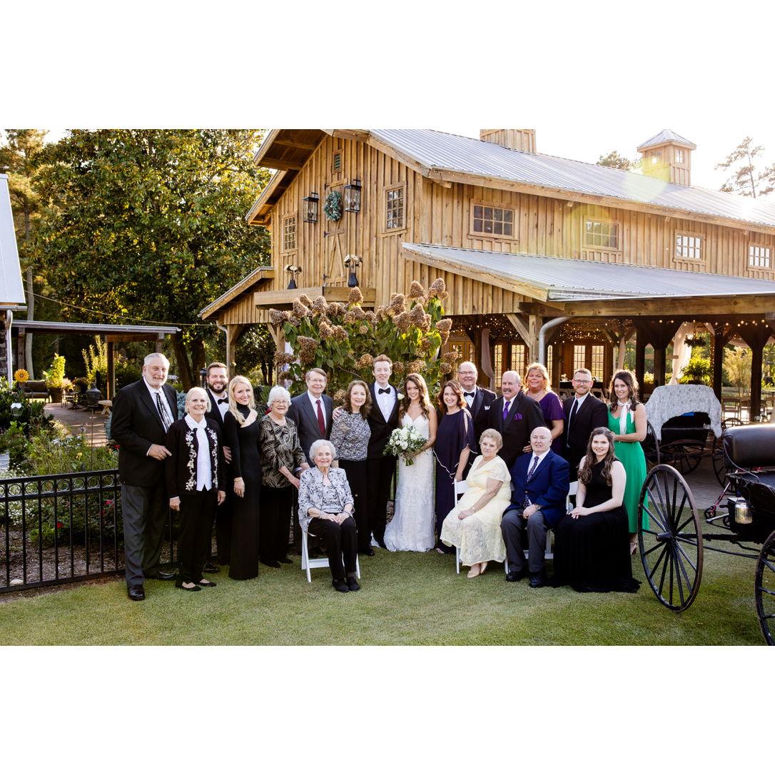 We loved celebrating our wedding with this very special group!