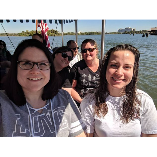 Florida with Cass and Katie.