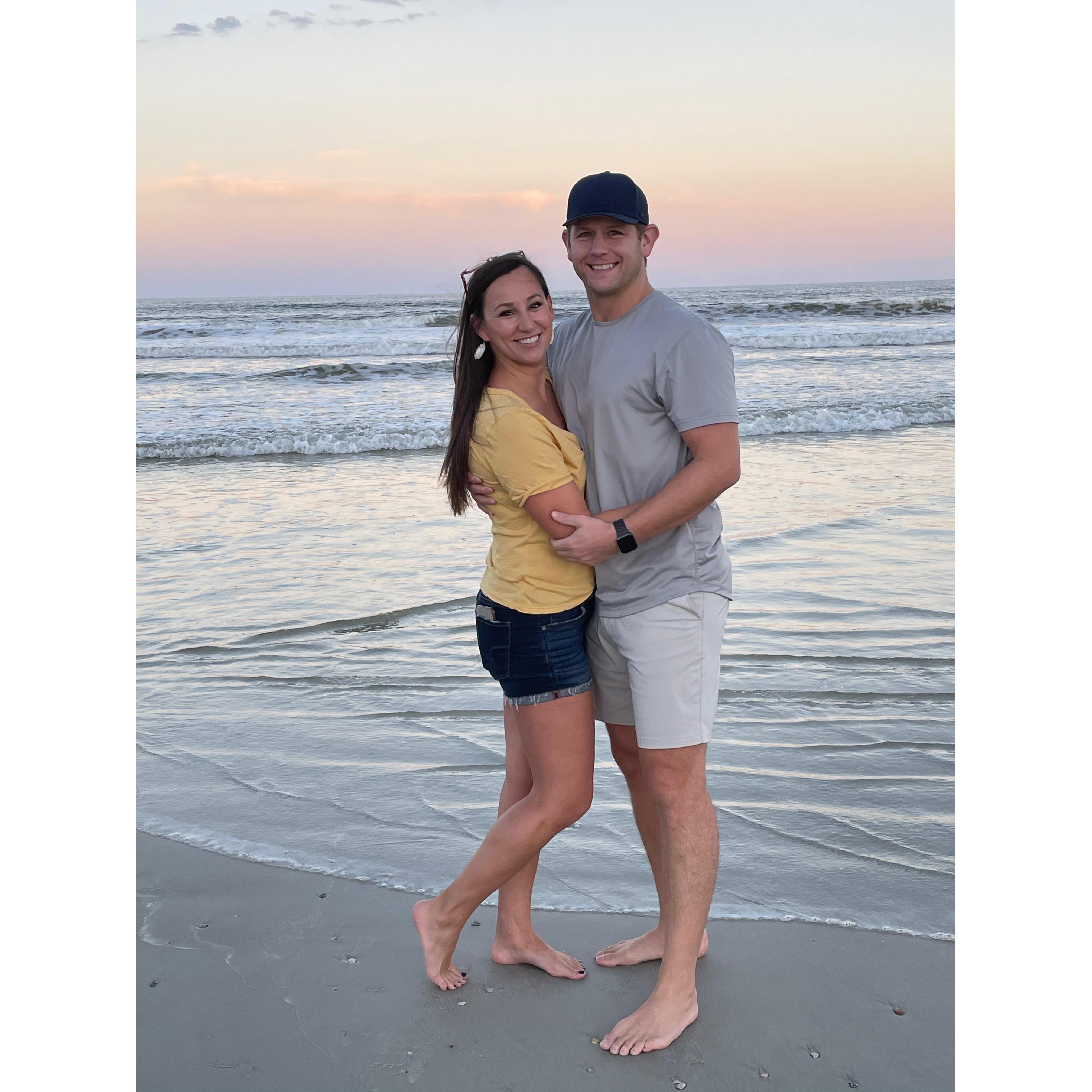 Beach time with the family in Florida.
