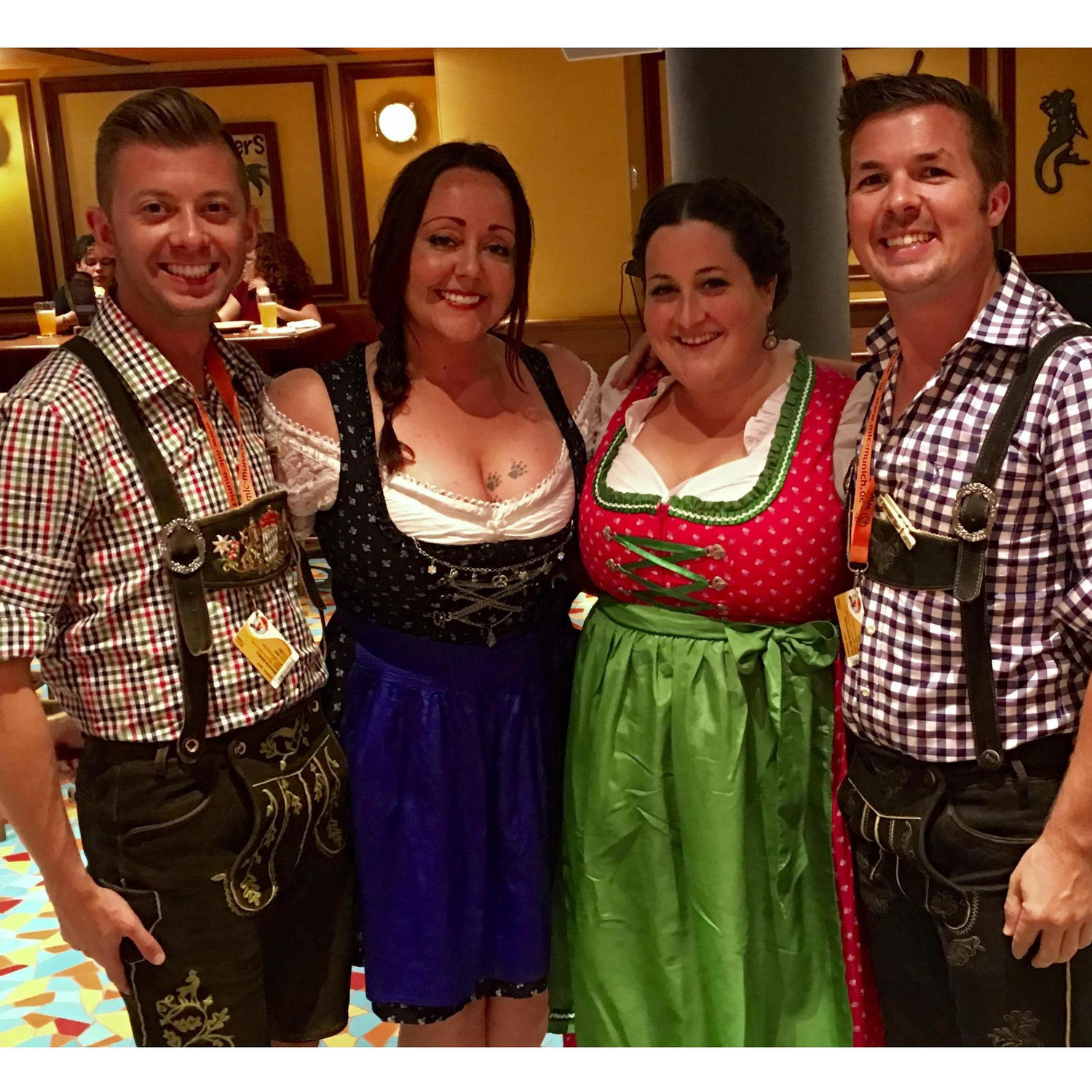 Confirming we were photo-ready for opening day of Oktoberfest. Munich, Germany