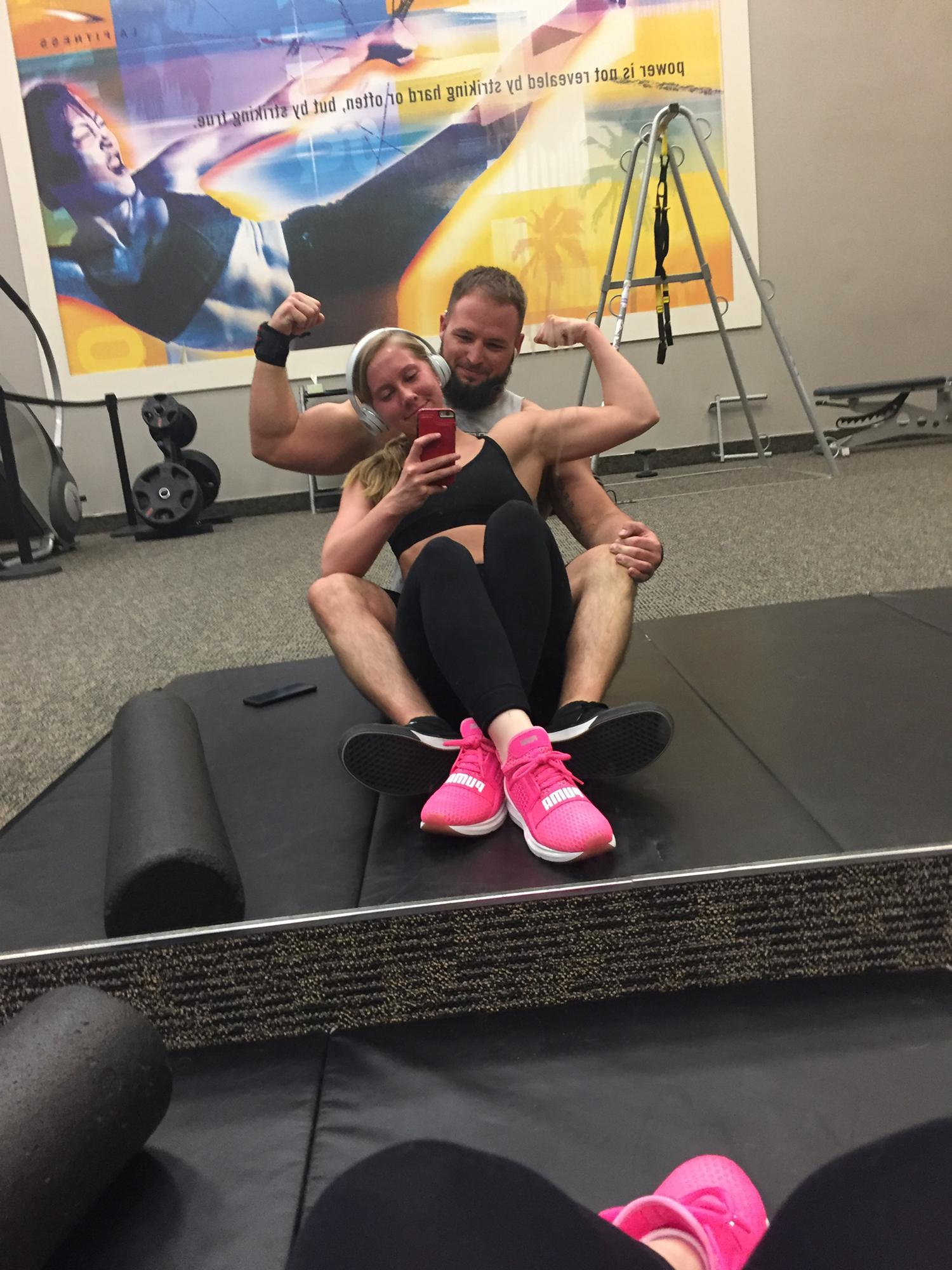 Getting swole together!
2019