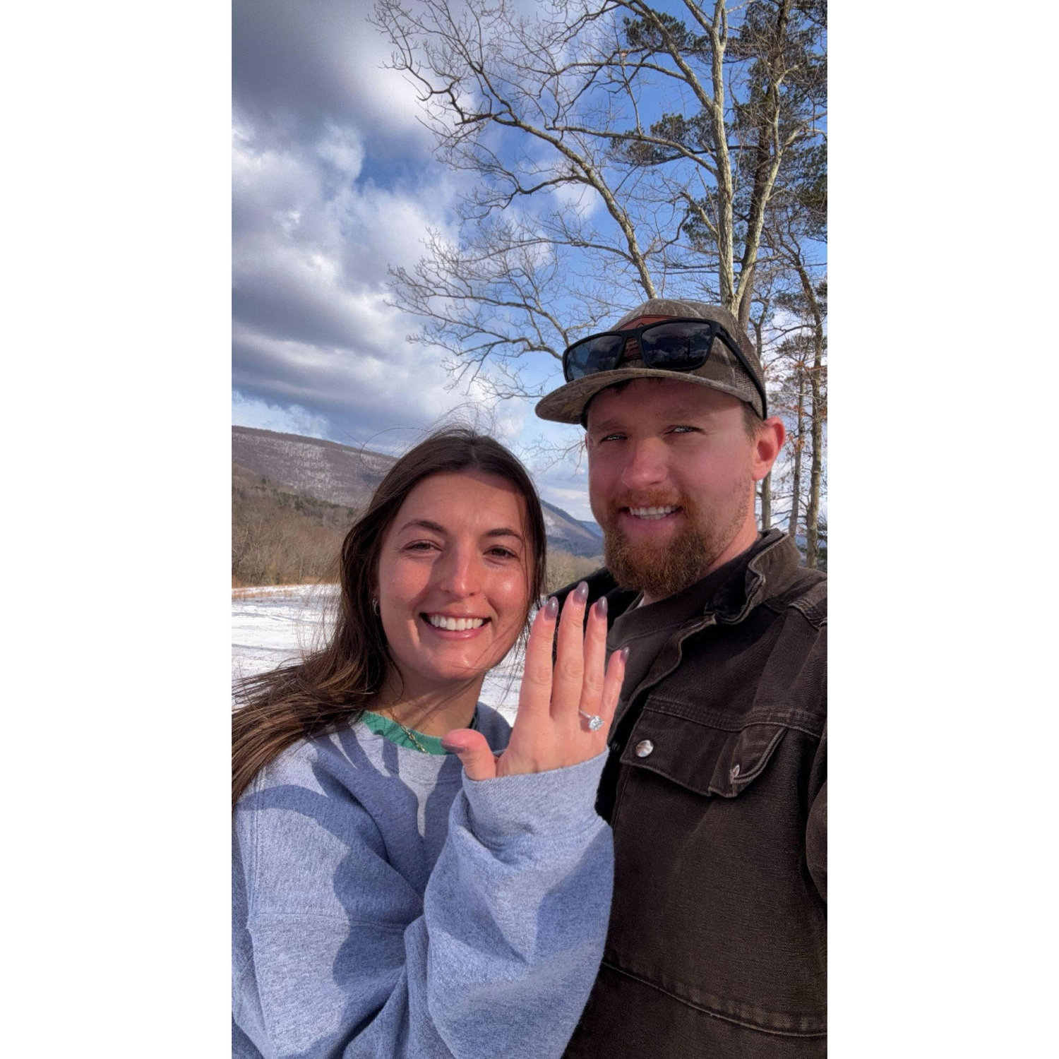 Our first picture engaged <3