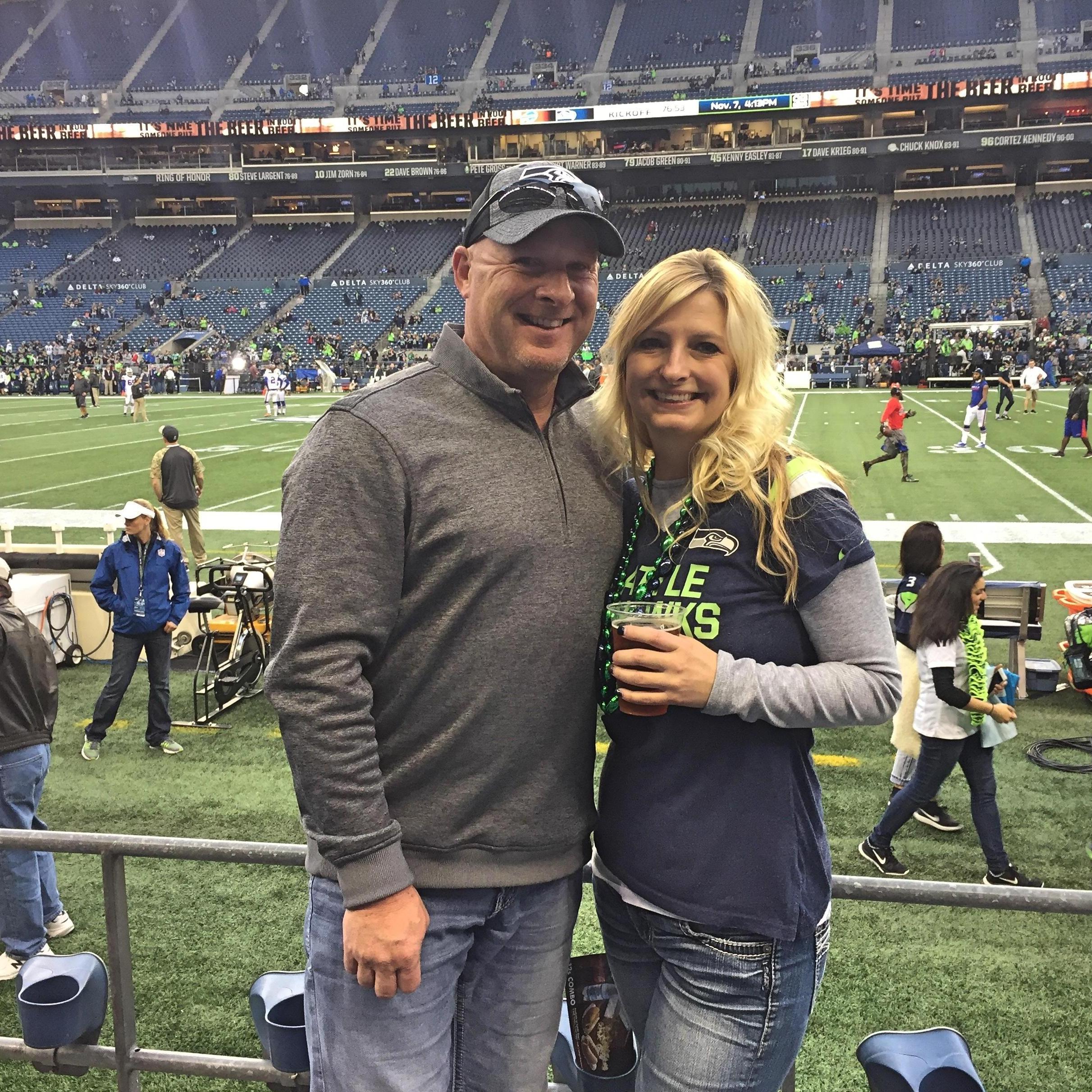One of the fantastic weekends in Seattle watching the Seahawks play!!!!