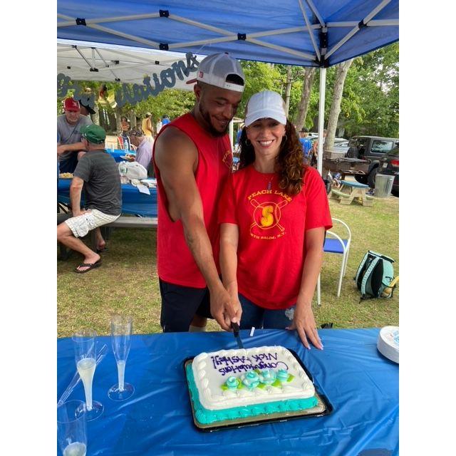 Impromptu celebration of the Engagement