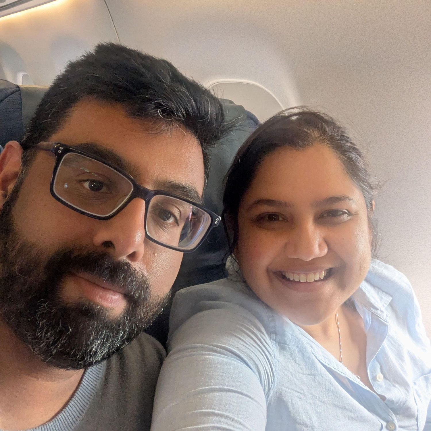 Flight to meet Ankita's parents