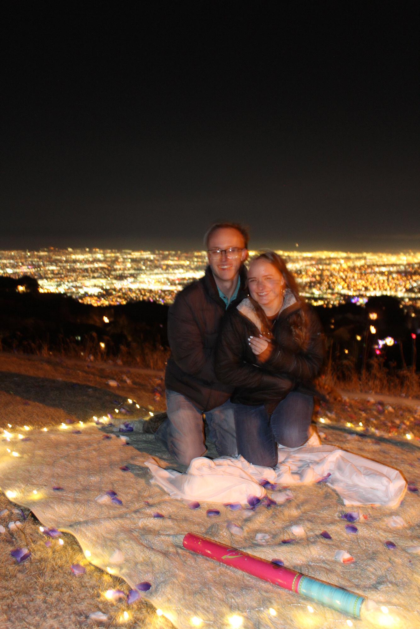 Right after we got engaged