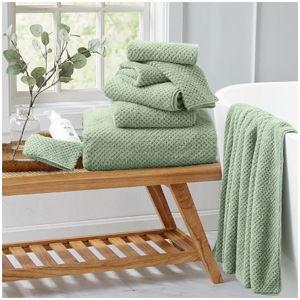 8 Piece Bathroom Towel Set Green