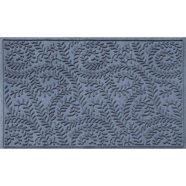 Waterhog Boxwood Doormat, 3 x 5', Bluestone