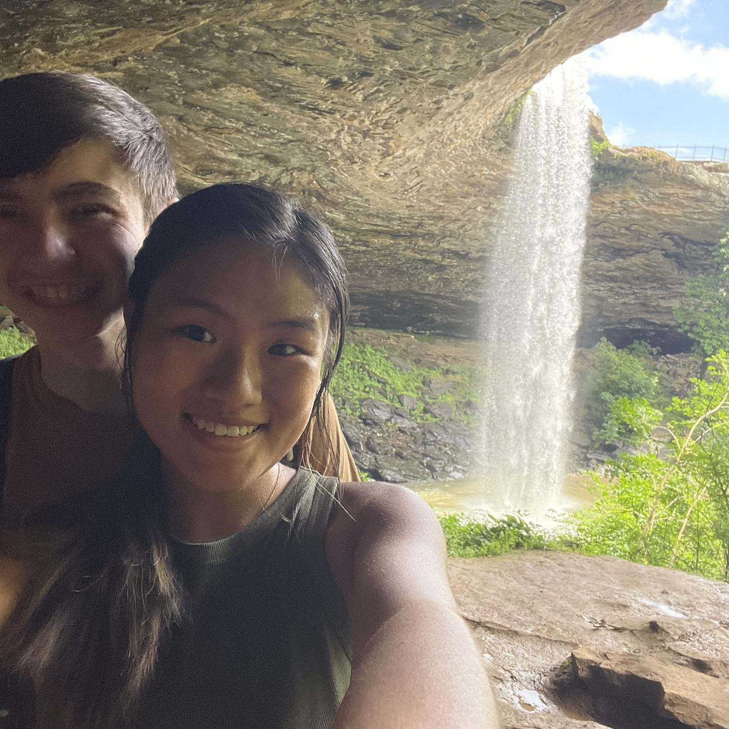 Summer 2023: Another hometown date to Jacksonville! This time we hiked down to see Noccalula Falls. So cool!