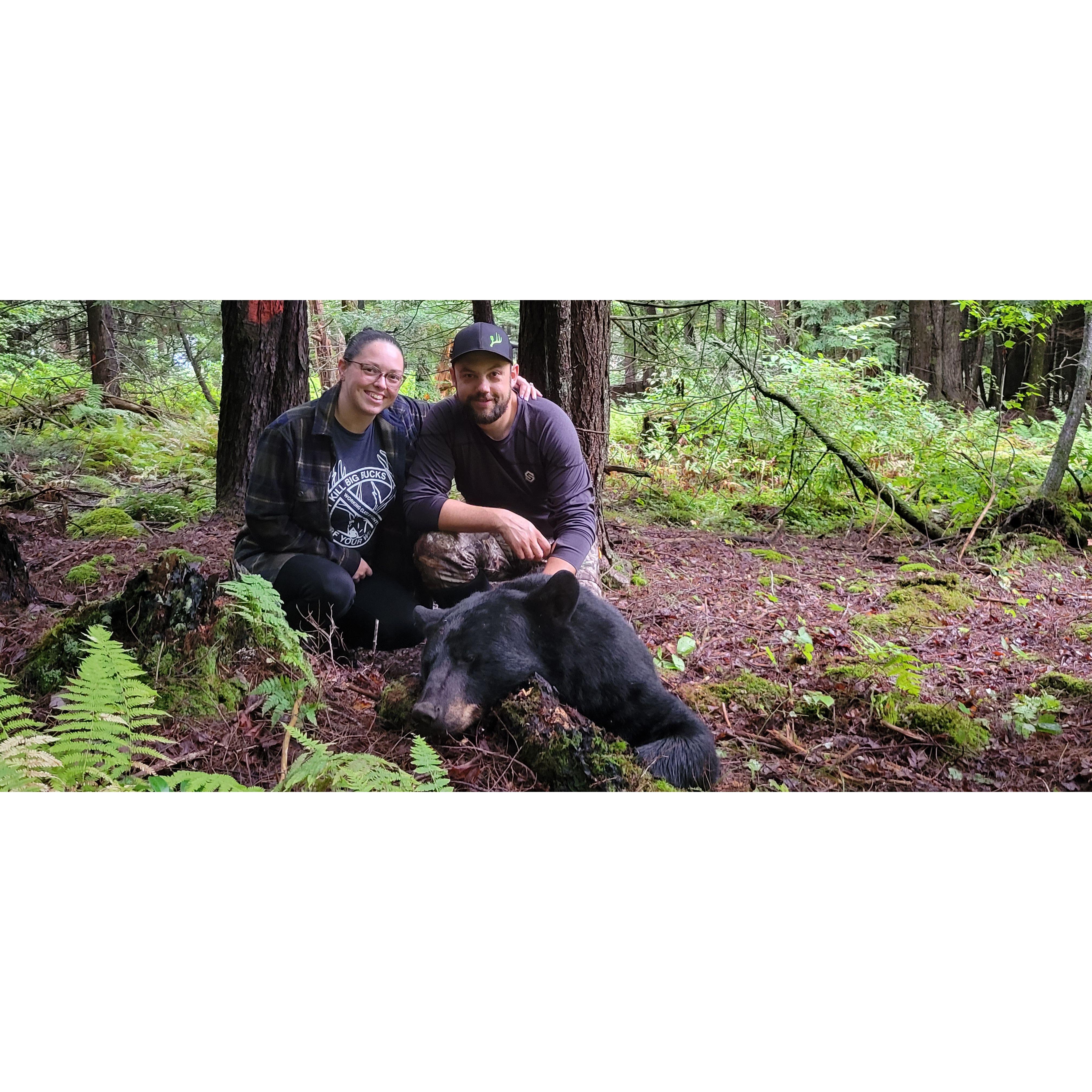 Brandon's first black bear
