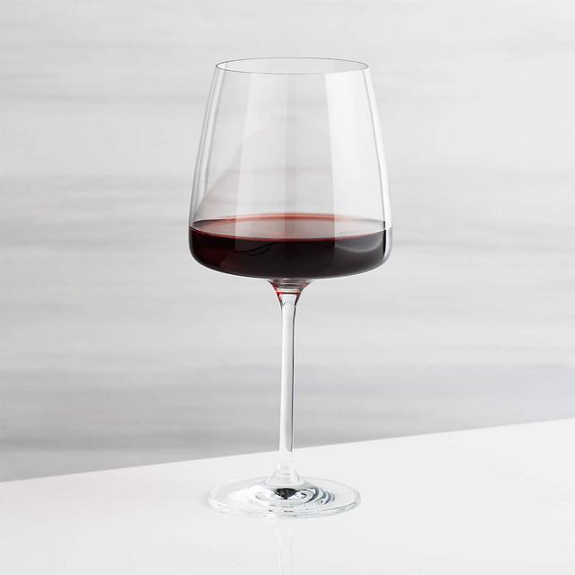 Level Square Red Wine Glass