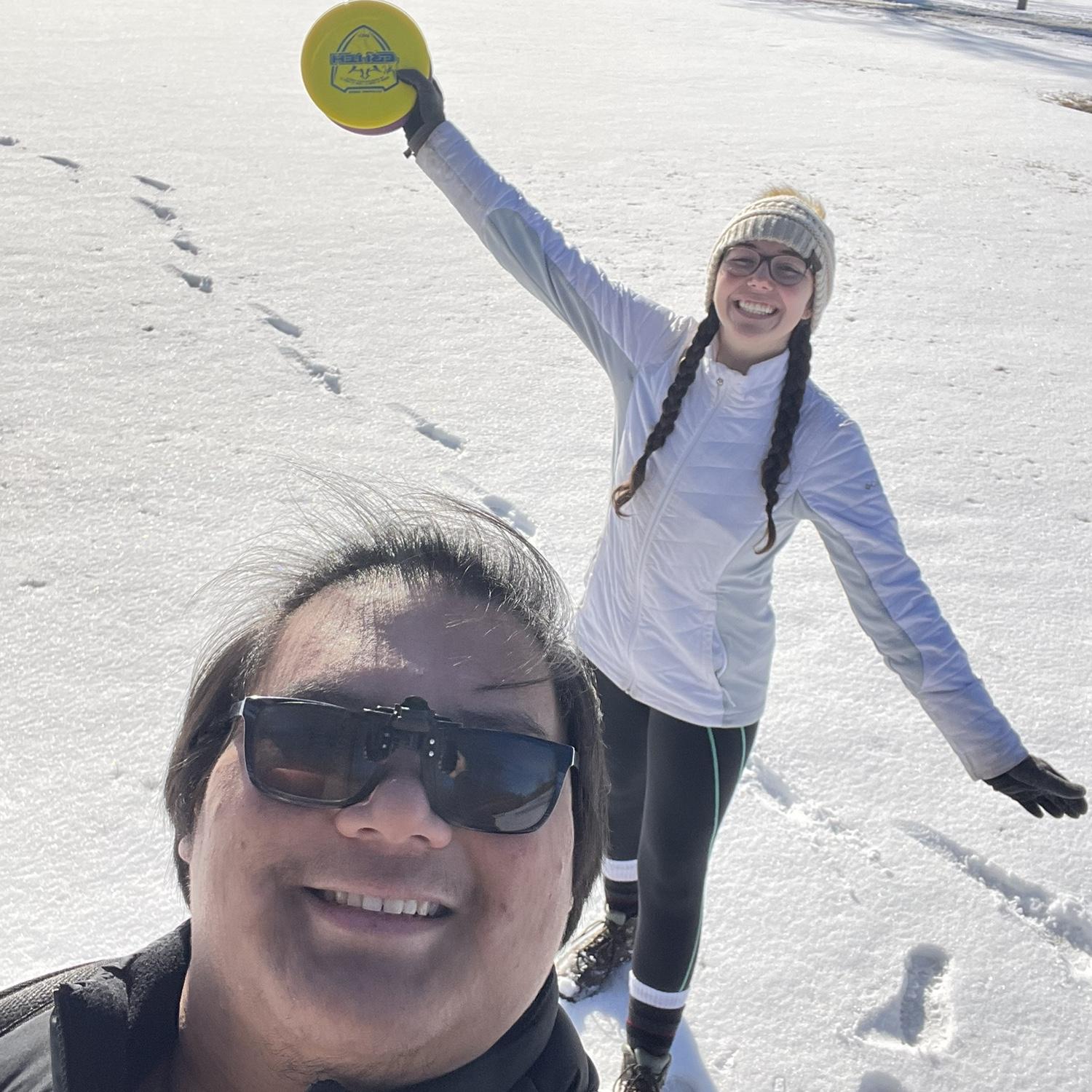 Disc golf in Tulsa 🥏
(we did indeed lose a disc in the snow)