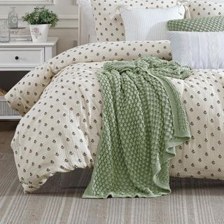 Crochet Knit Throw