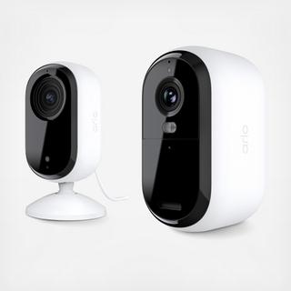 Essential 2nd Generation Outdoor & Indoor Camera + Self-Monitoring Service