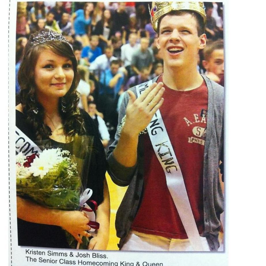 When we won homecoming King + Queen in senior year of highschool