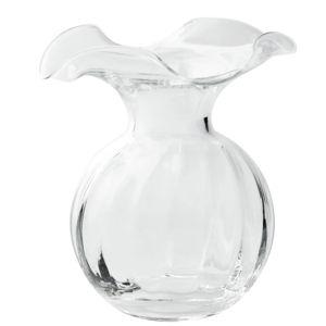 Vietri Hibiscus Glass Small Fluted Vase
