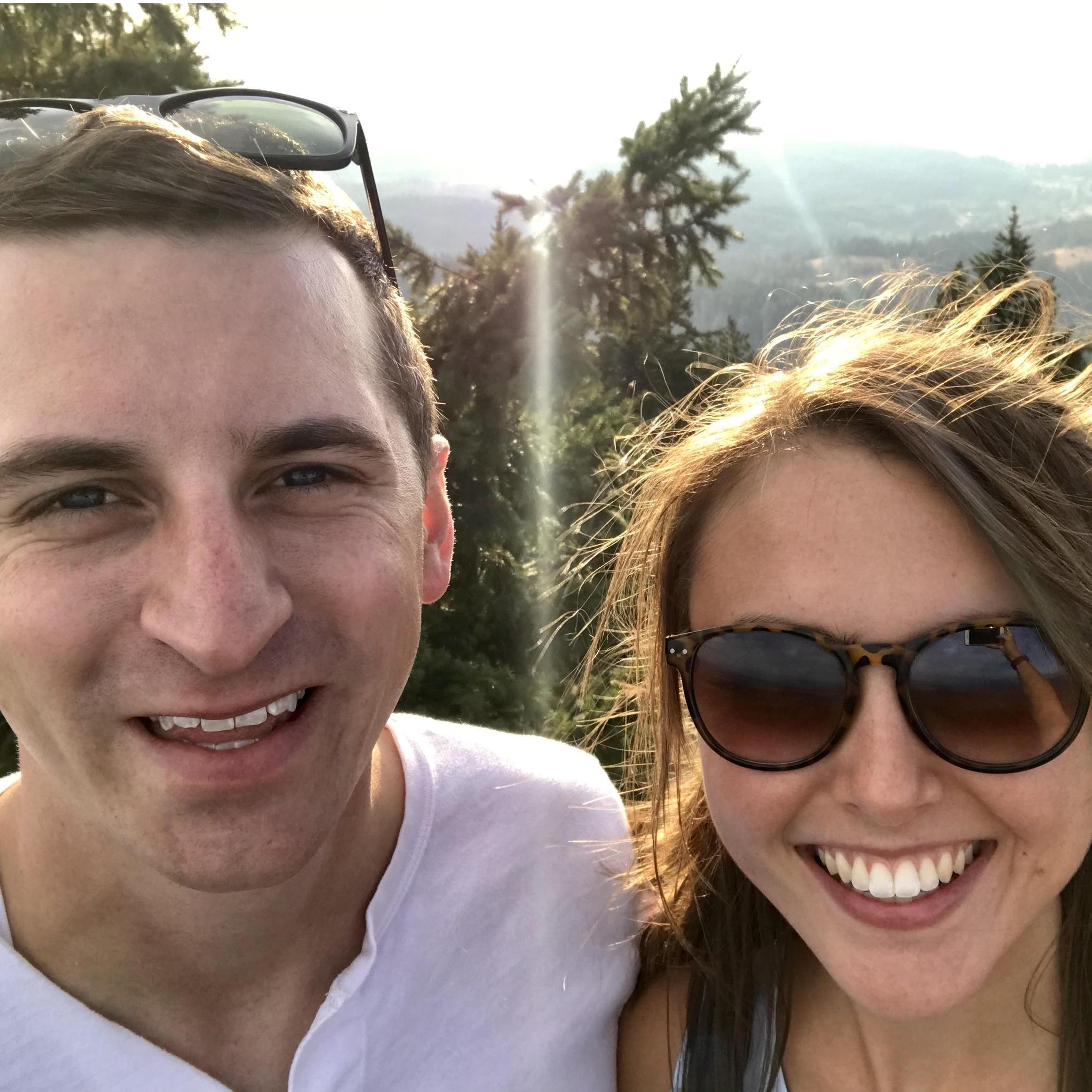 Hiking Spencer's Butte in Tyler's hometown of Eugene, OR