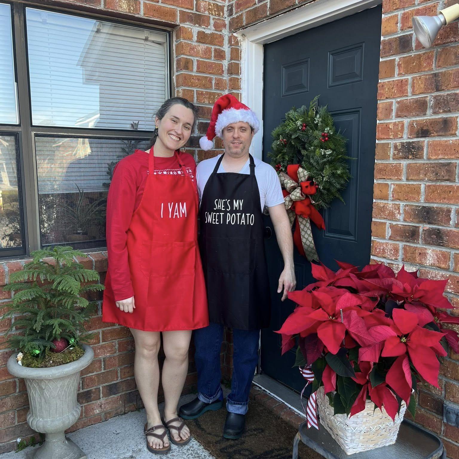 Ruth hosted Christmas lunch with Jered's mom and aunts this year