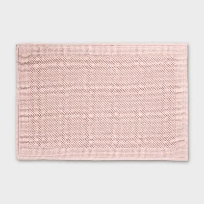 30"x21" Performance Textured Bath Mat Blush Pink - Threshold&#8482;