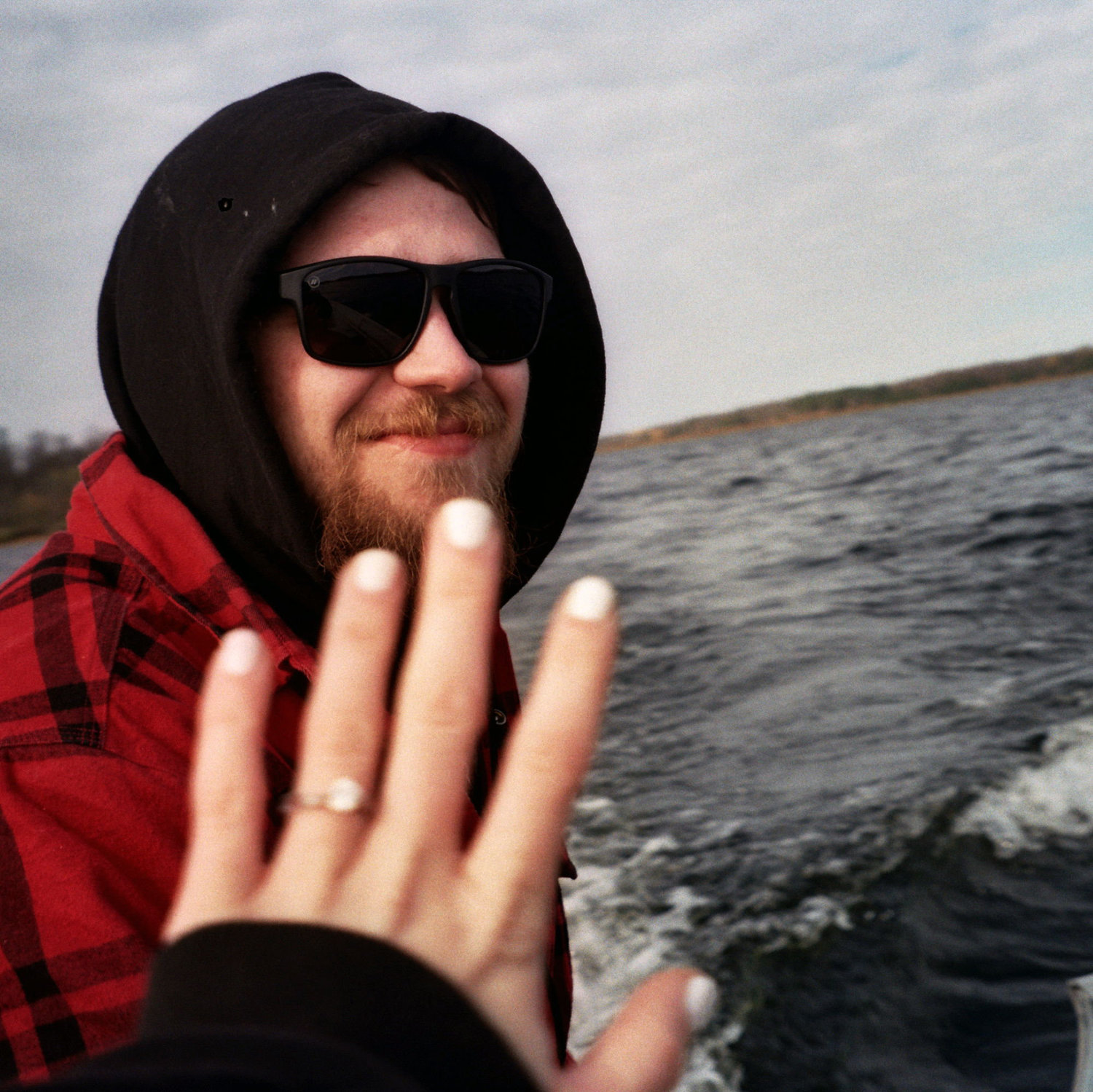 right after wer got engaged- on an island!