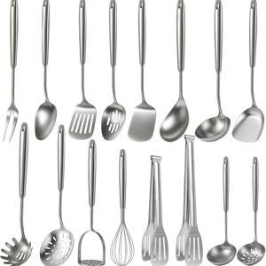 Newness 16 Pcs Cooking Utensils Set, 304 Stainless