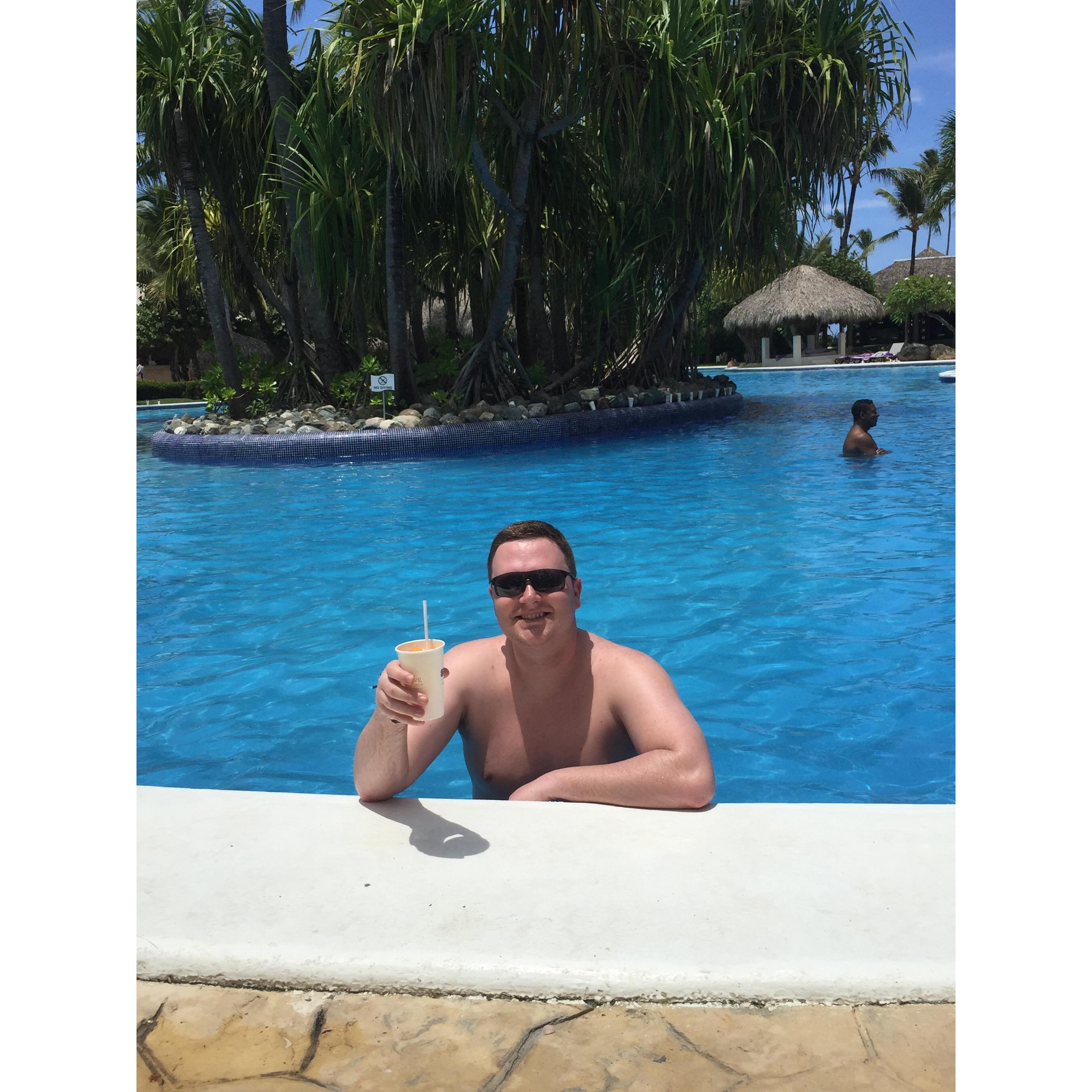 Randy and Lana went to Punta Cana a few weeks after the proposal!