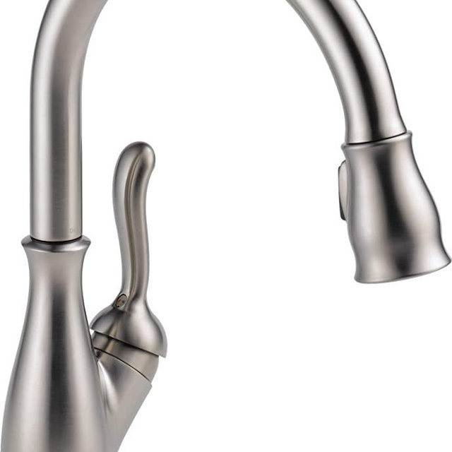 Delta Faucet Leland Single-Handle Touch Kitchen Sink Faucet with Pull Down Sprayer, Touch2O and ShieldSpray Technology, Magnetic Docking Spray Head, SpotShield Stainless 9178T-SP-DST