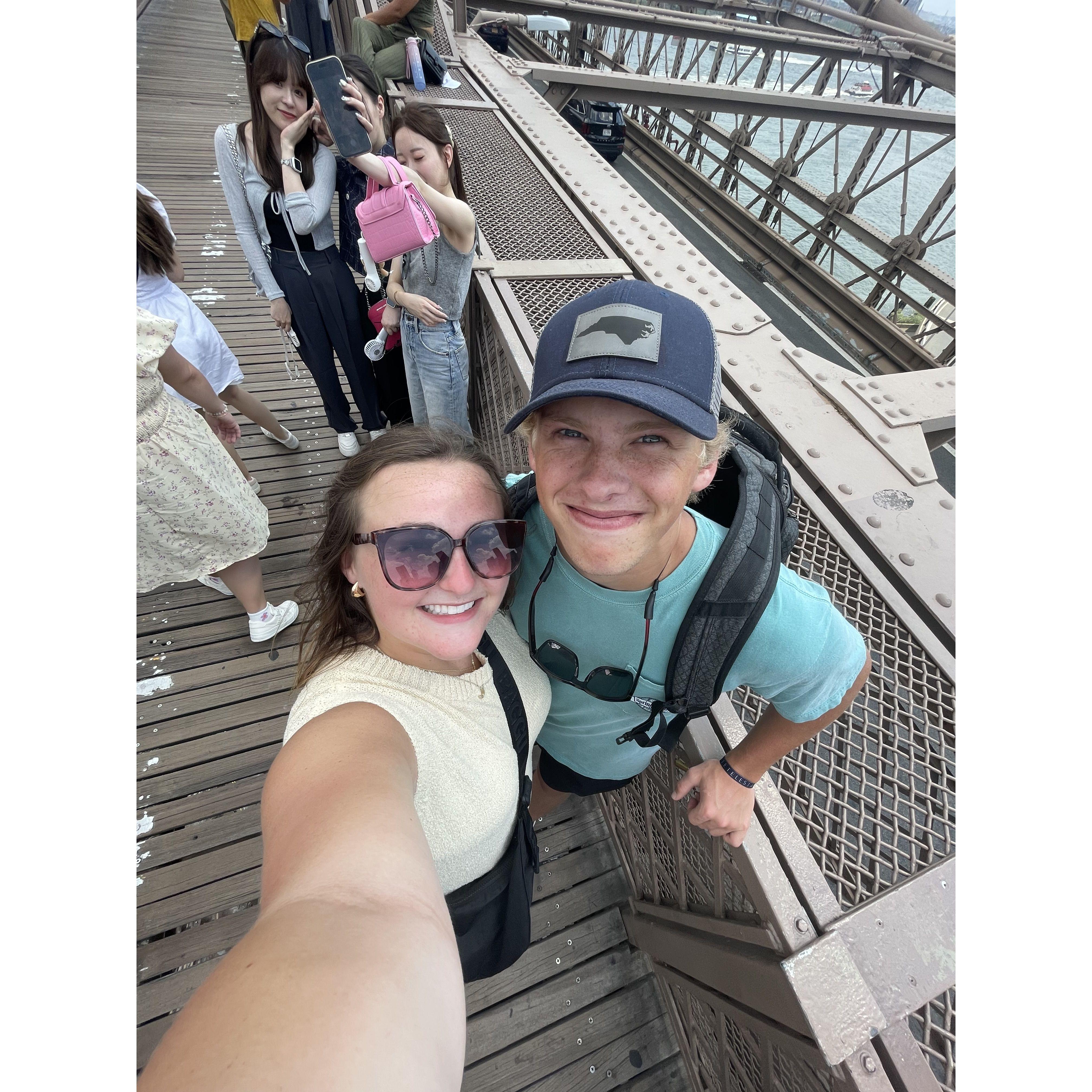 Our adventure on the Brooklyn Bridge