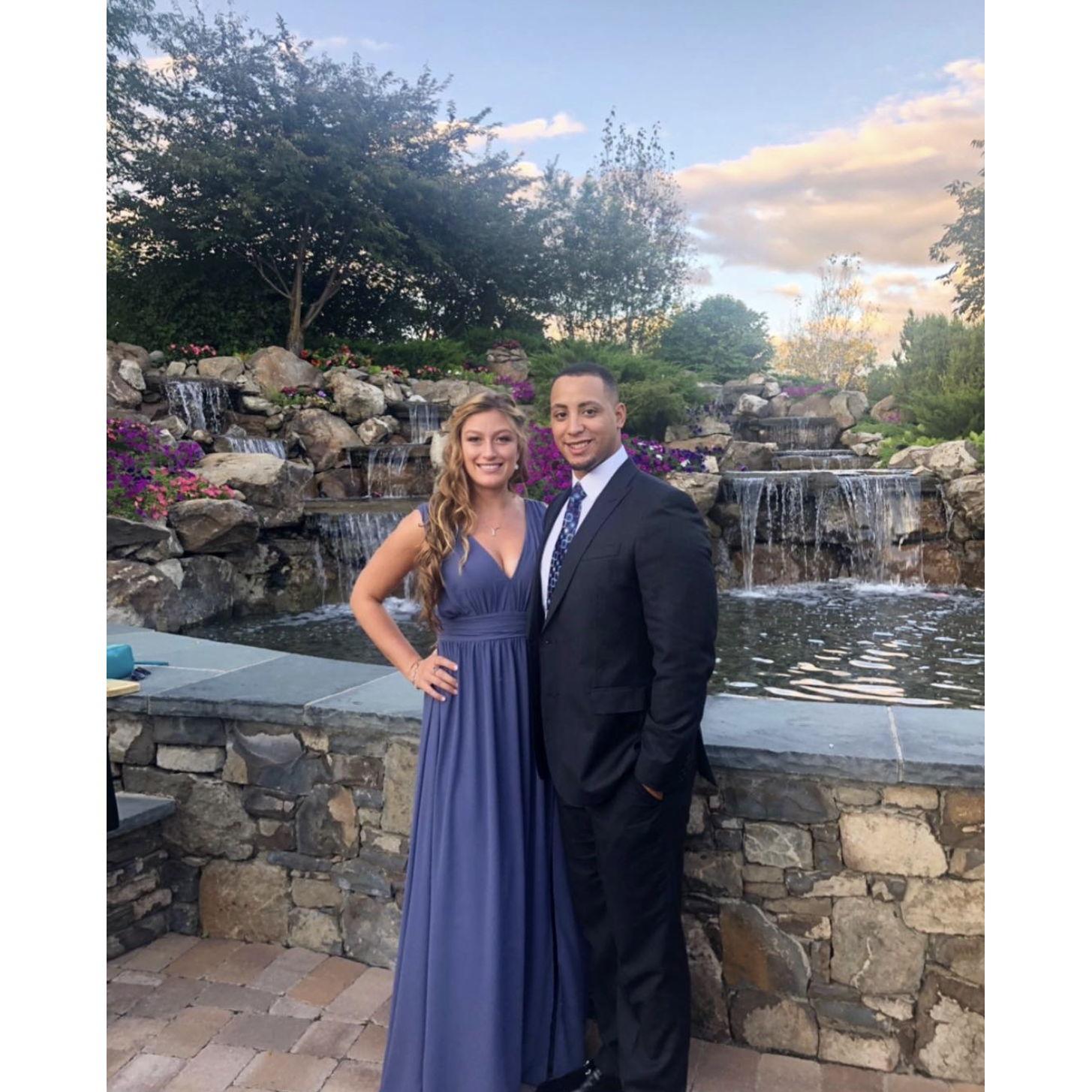 Our first wedding together 2018