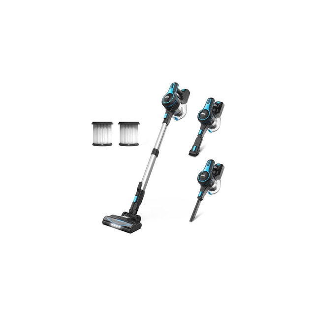 INSE N5T Cordless Vacuum Cleaner, Lightweight Powerful Suction Cordless Stick Vacuum Blue