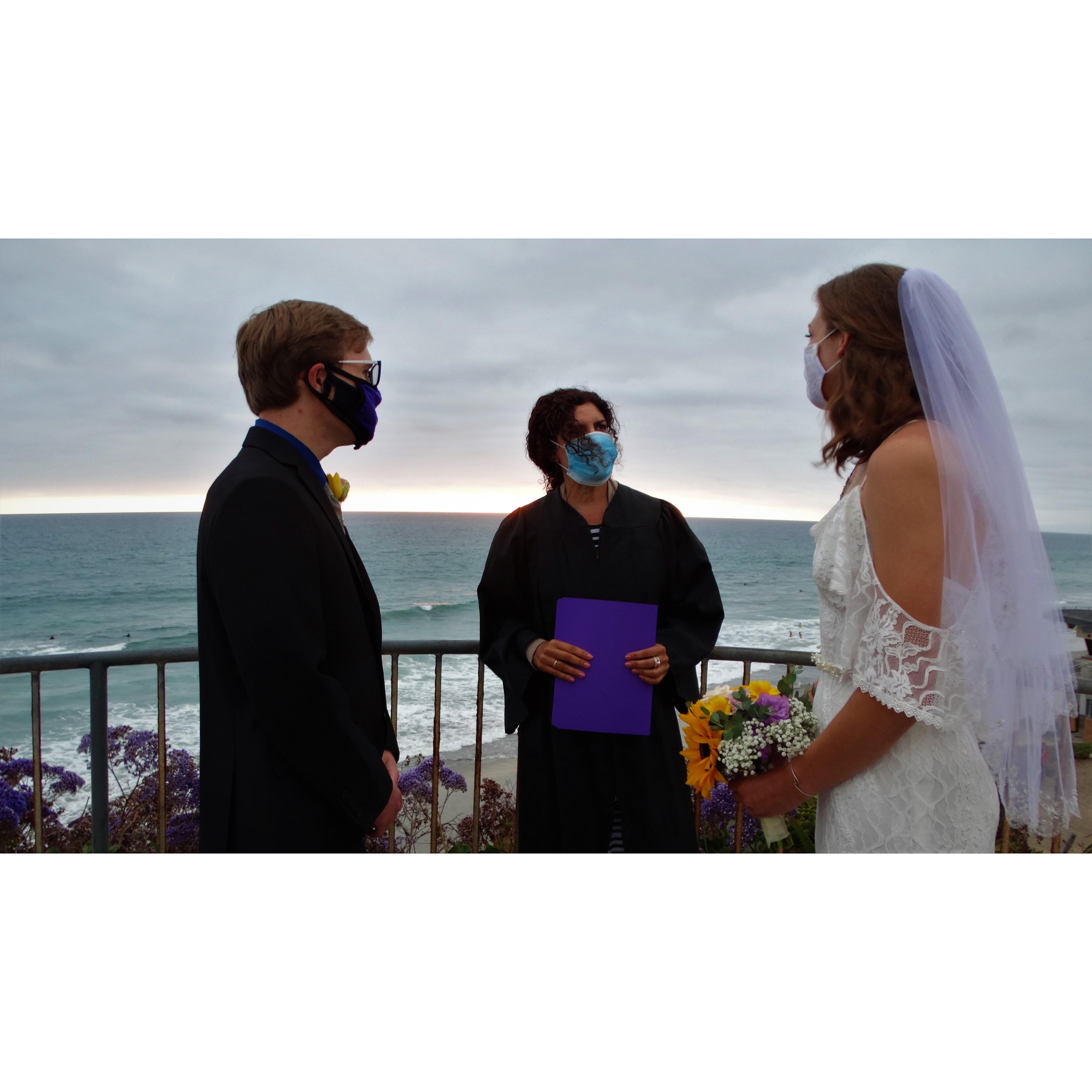 Our little ceremony