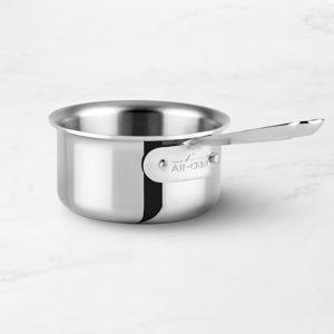 All-Clad D3® Tri-Ply Stainless-Steel Butter Warmer, 1/2-Qt.