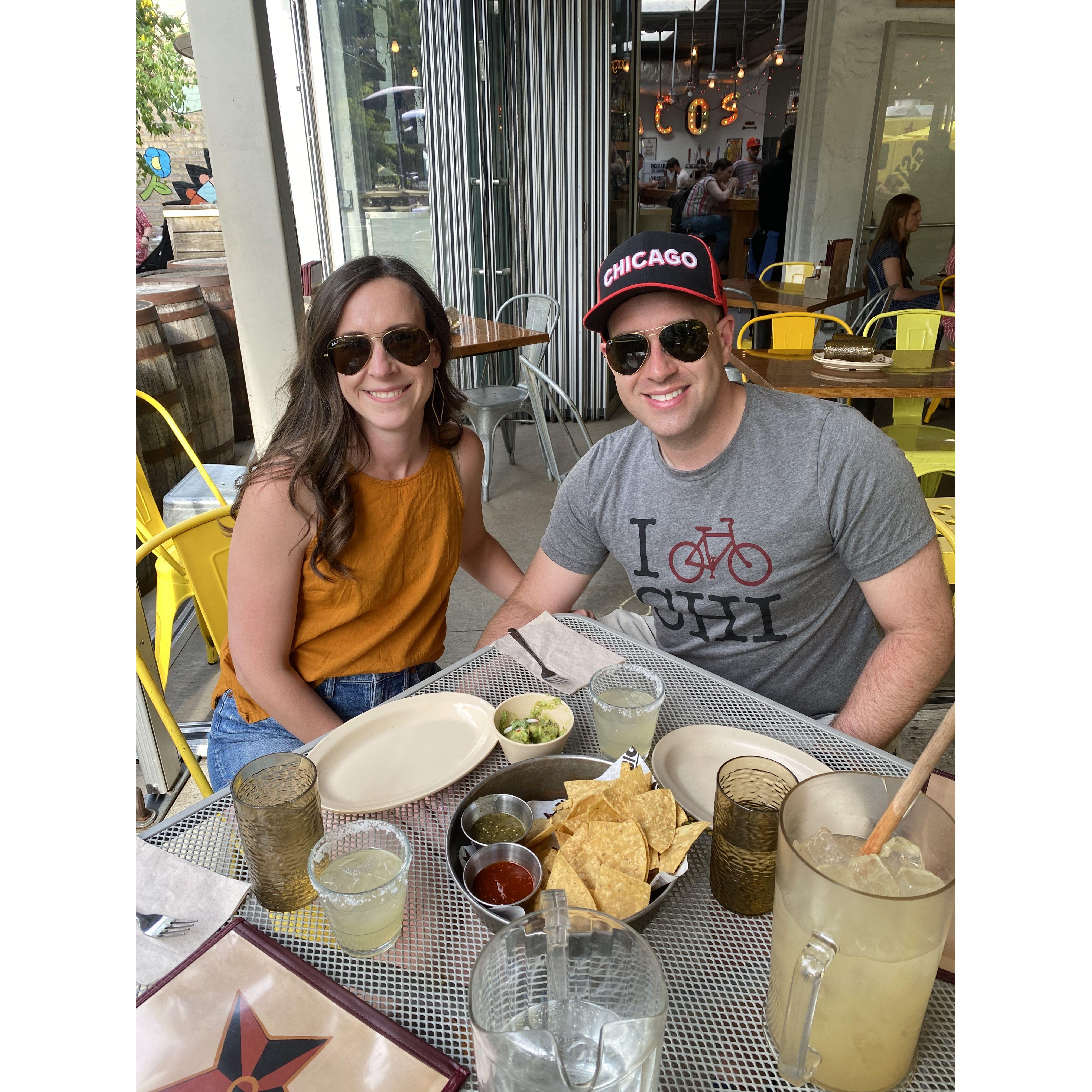 Re-creating our first date 4 years later