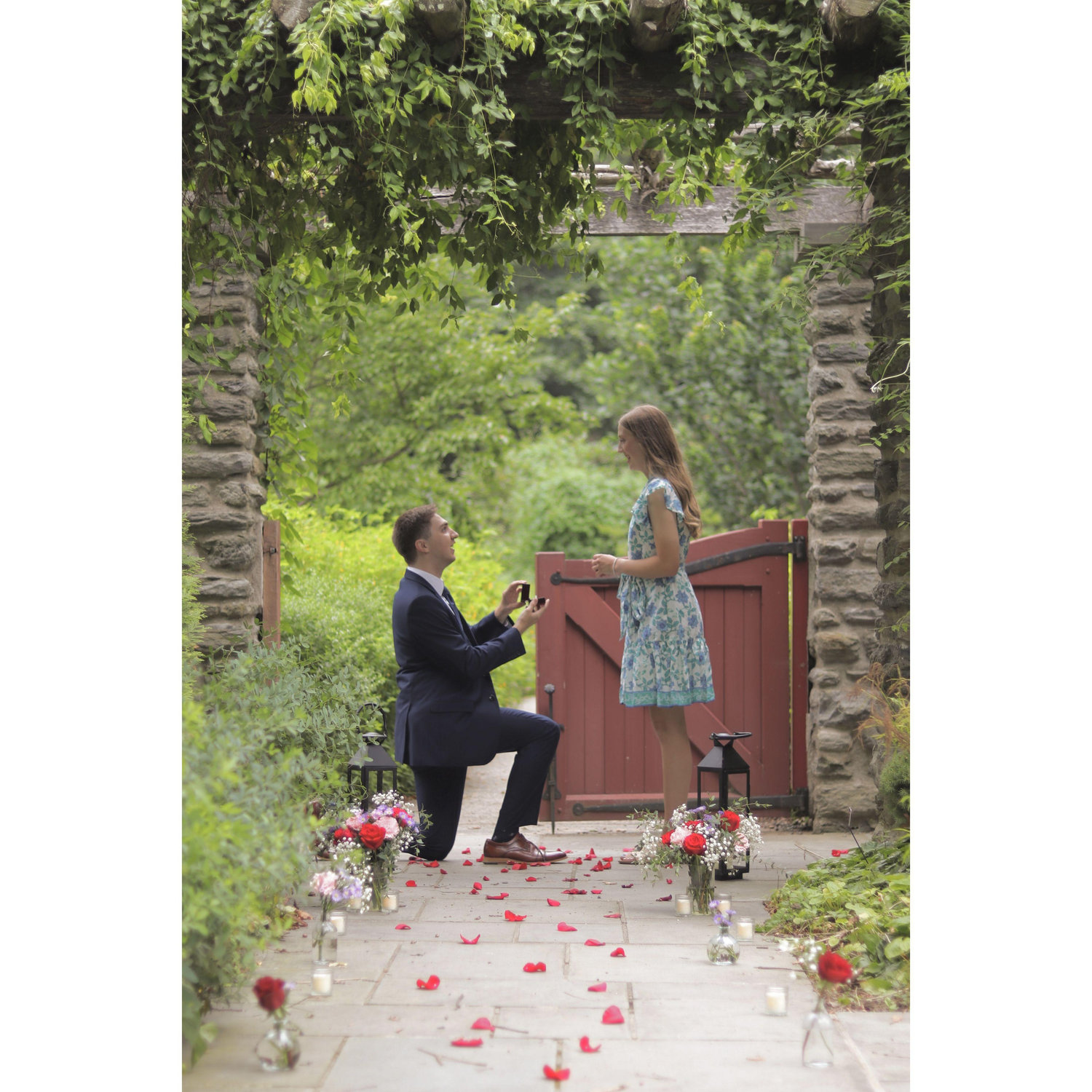 He proposed!