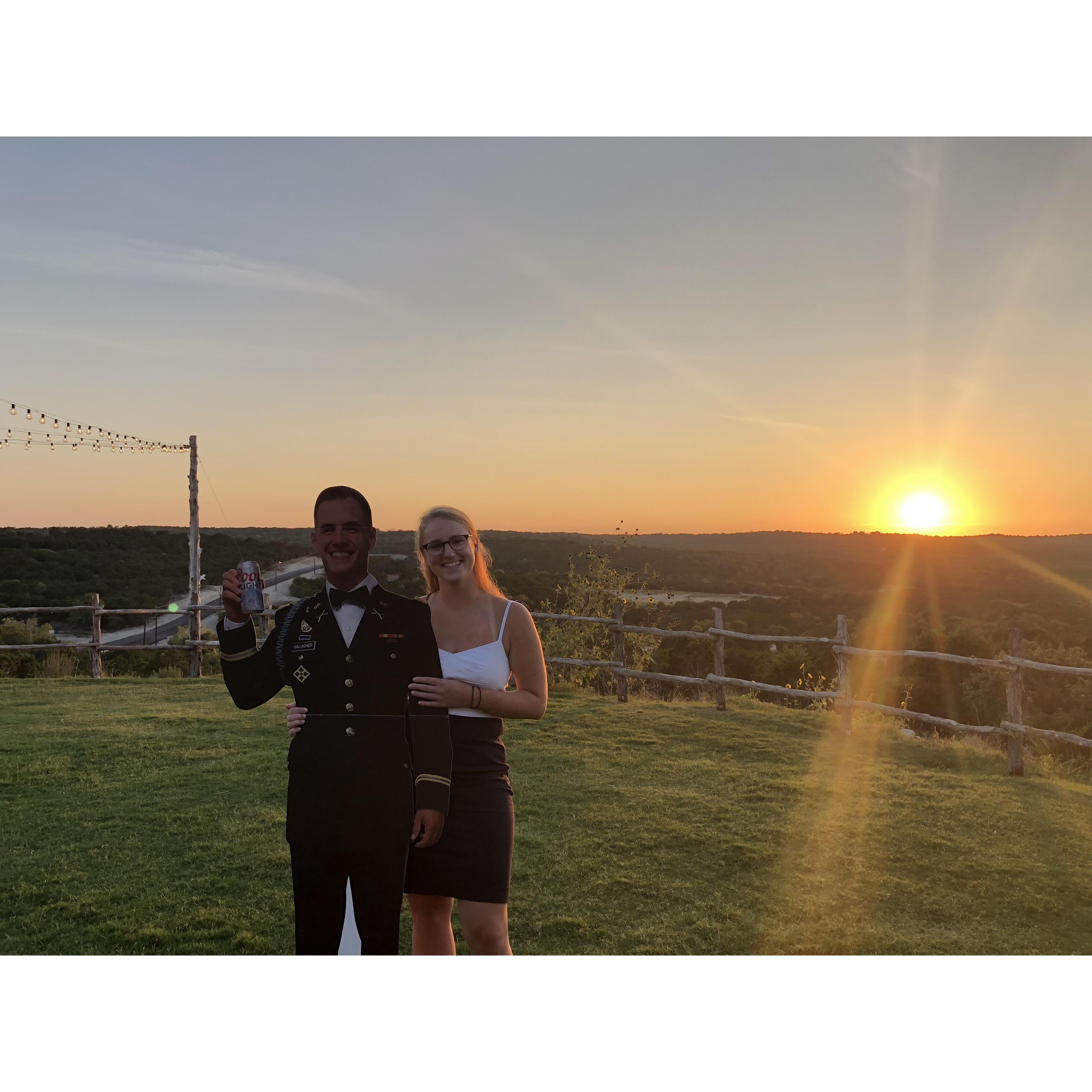 Elizabeth and Flat Ted and the Pattillo's Wedding 2018