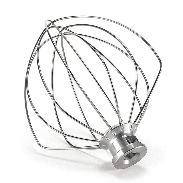 KN256WW 6-Wire Whip Attachment for Kit.cheAid 6 Quart Bowl-Lift Stand Mixer Accessory Replacement, Egg Cream Stirrer, Cakes Mayonnaise Stainless Steel