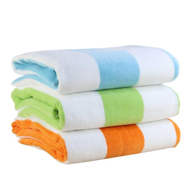 3pk Reversible Cabana Beach Towel Set Featuring Intellifresh Technology - Freshee