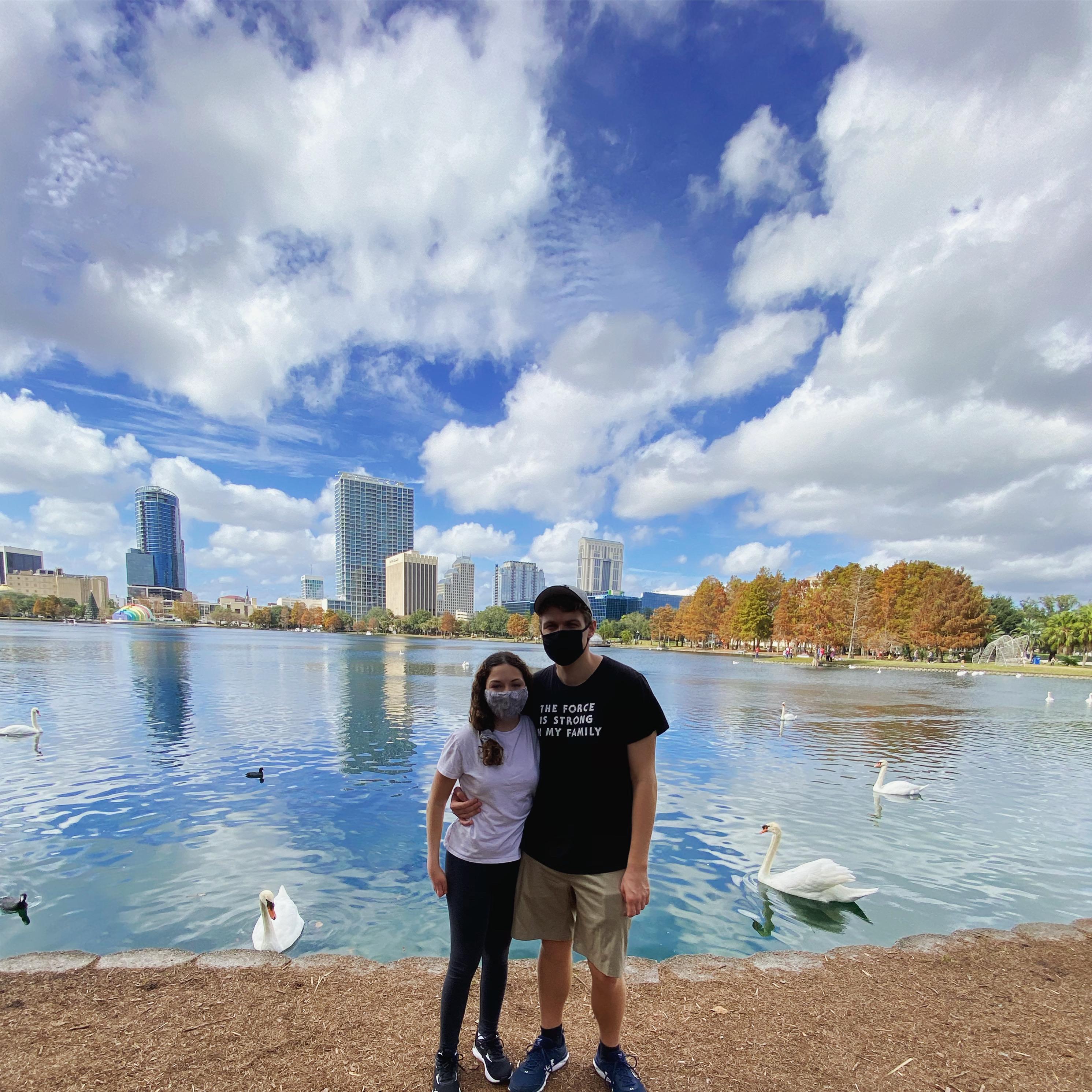 Lake Eola Park in Orlando, FL - January 2021